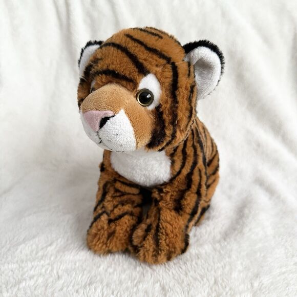 Wild Republic Cuddlekins Tiger Cub Plush Toy Stuffed Animal Realistic Zoo Toy - Picture 2 of 6